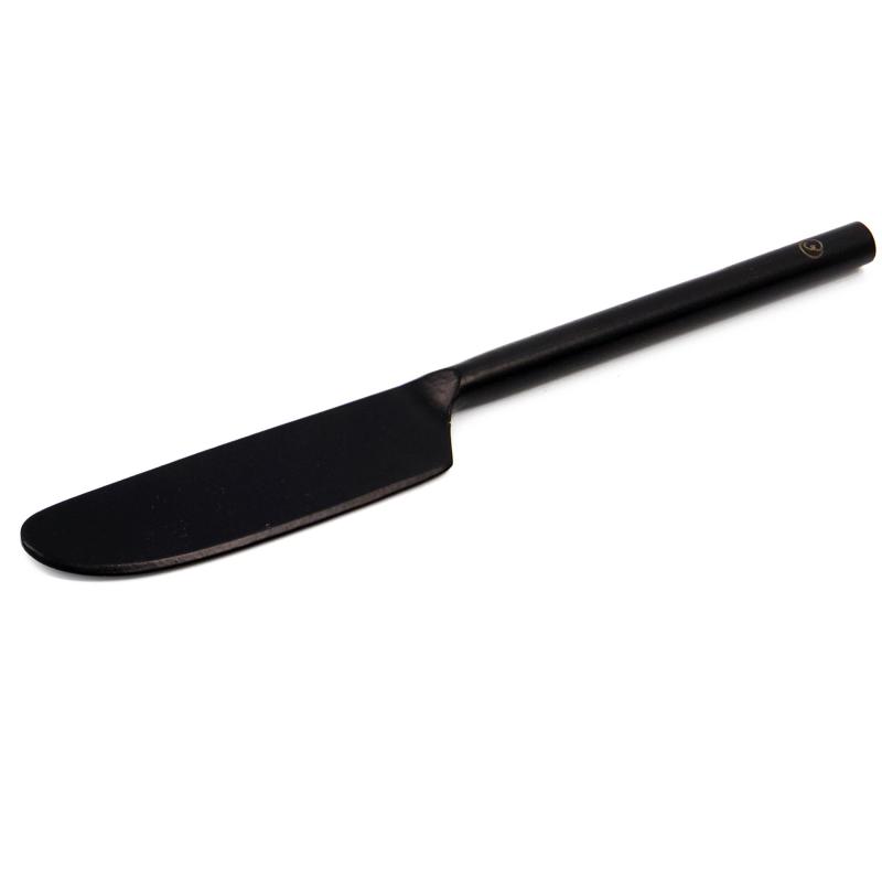 Metal Smørkniv Sort fra Ernst