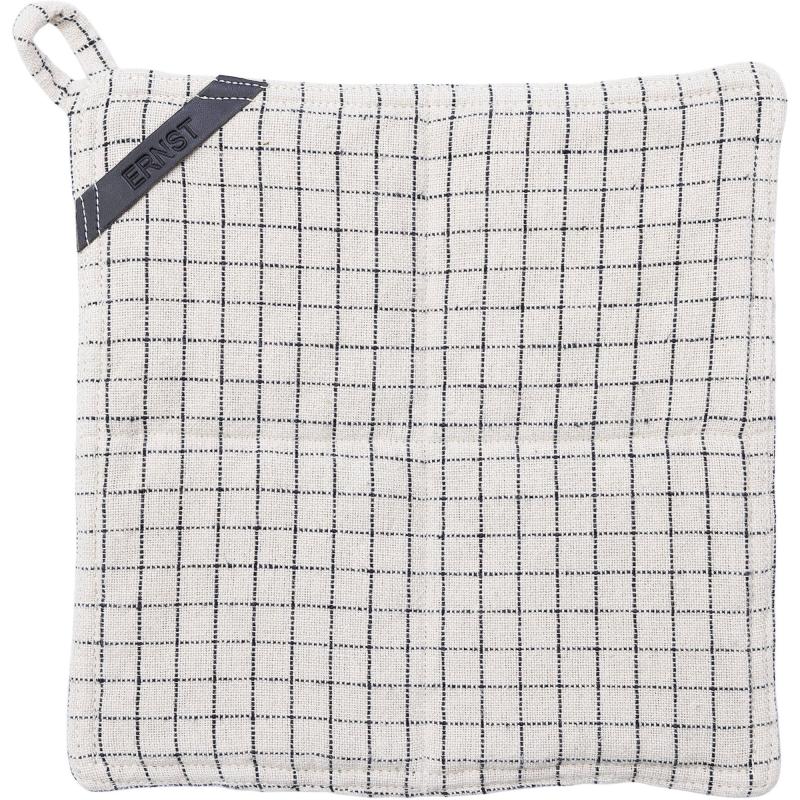 Ternet Grydelap 25 Cm, Beige Sort fra Ernst