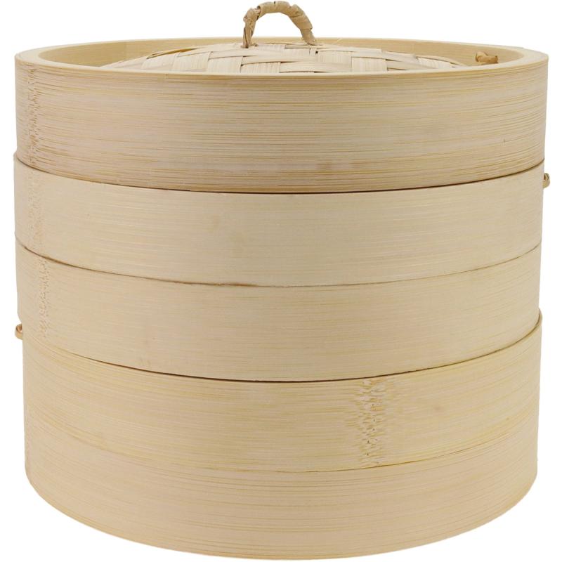 Dampkoger 2 Lag Med Låg, 20 Cm, Bambus fra Essentials