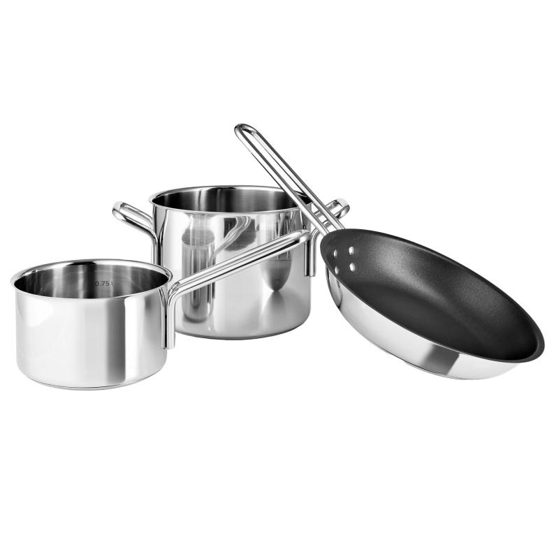Grydesæt 2 Dele + Stegepande 20 Cm fra Eva Trio