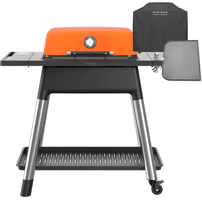 Force Gasgrill + Grillbetræk & Grillplade Mat Orange fra Everdure