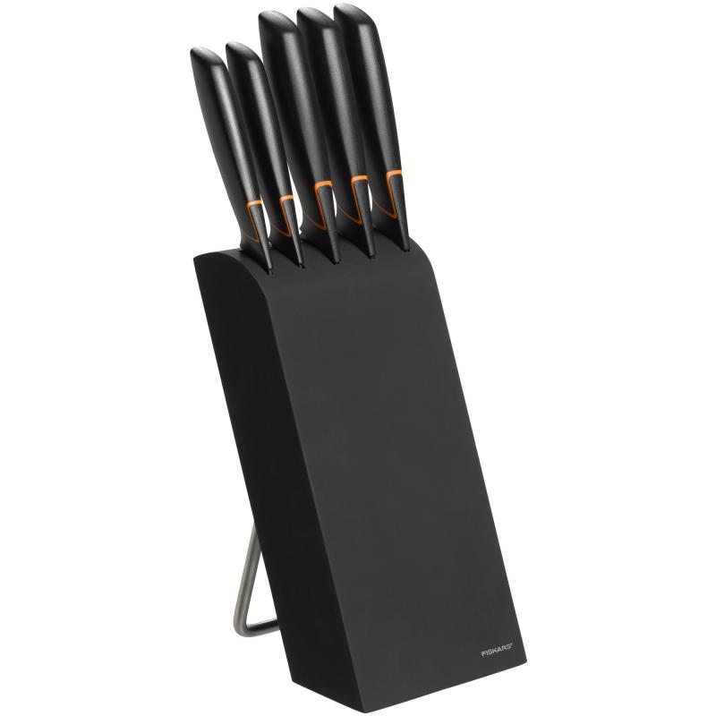 Edge Knivblok Med 5 Knive fra Fiskars
