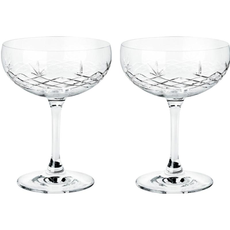 Crispy Gatsby Champagneglas, 2 Stk. Klar fra Frederik Bagger
