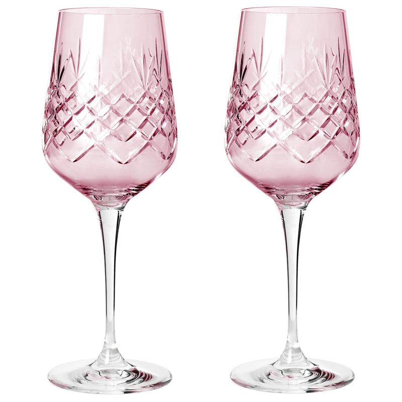 Crispy Madame Hvidvinsglas 2 Stk., Topaz fra Frederik Bagger