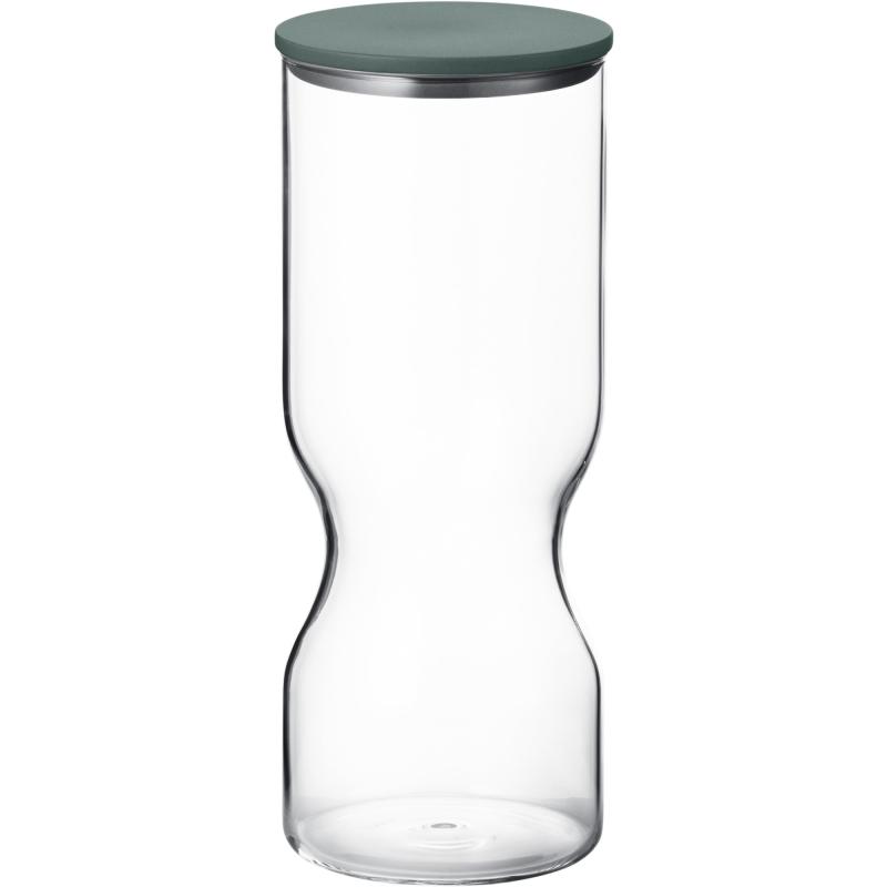 Alfredo Opbevaringsboks Med Låg 1,5 Liter, Glas Grøn fra Georg Jensen