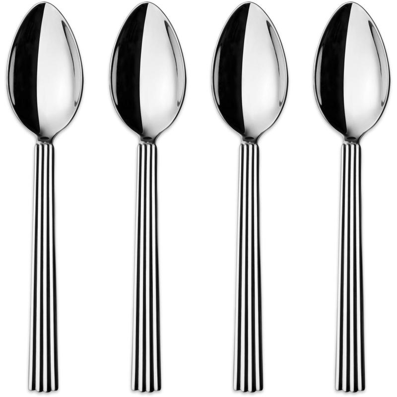 Bernadotte Store Teskeer 4 Stk. fra Georg Jensen
