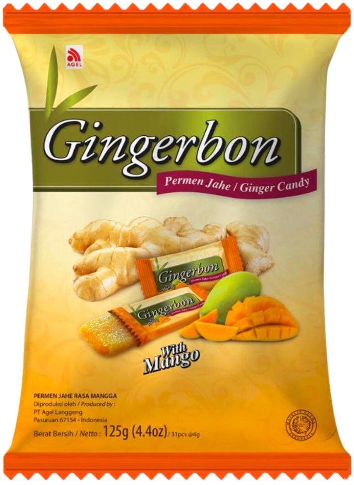 Gingerbon Ginger Candy Mango 125 G