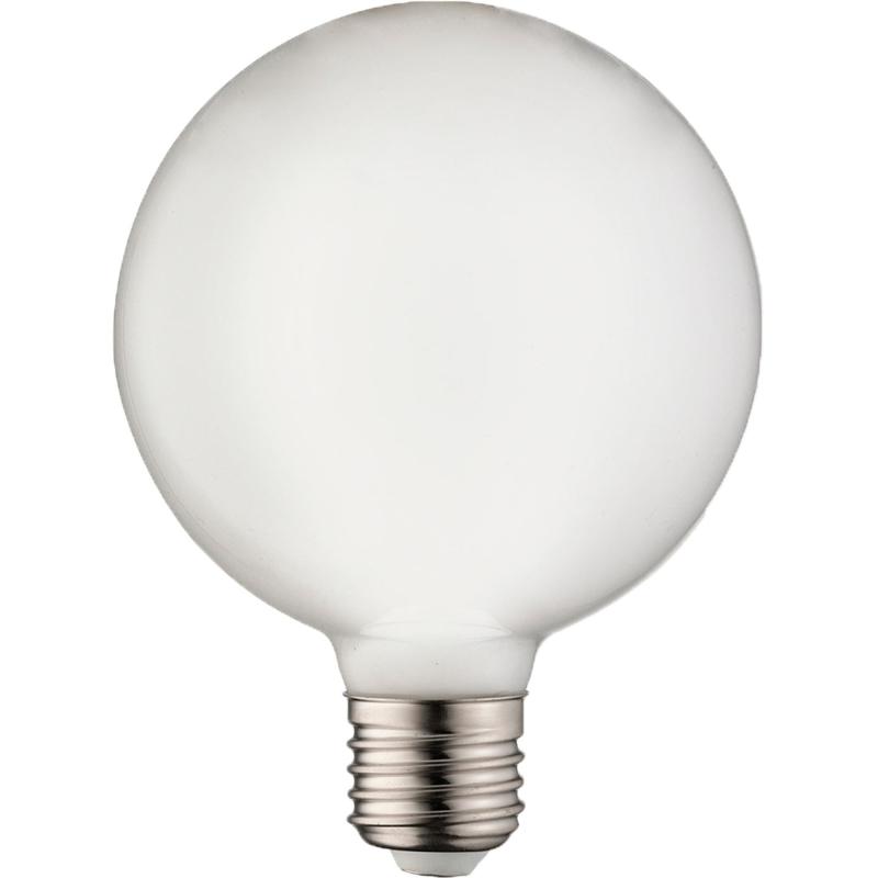 Lyskilde E27 Led 3 Trins Dæmpbar Globe 125 Mm 0,4 7w, Opal fra Globen Lighting