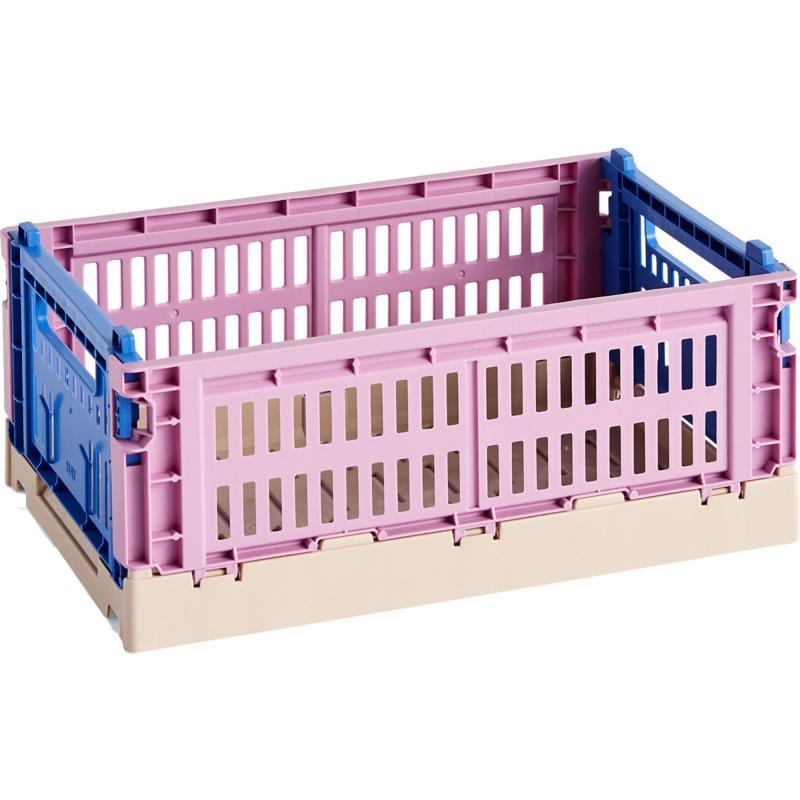 Colour Crate Mix Opbevaringskasse Small, Dusty Rose fra Hay