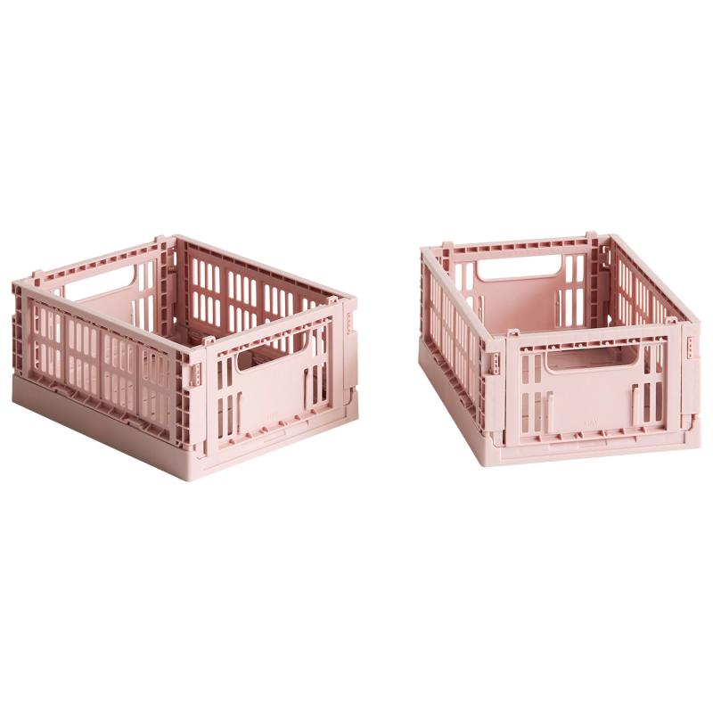 Colour Crate Opbevaringskasse Mini Blush, 2 Stk. fra Hay