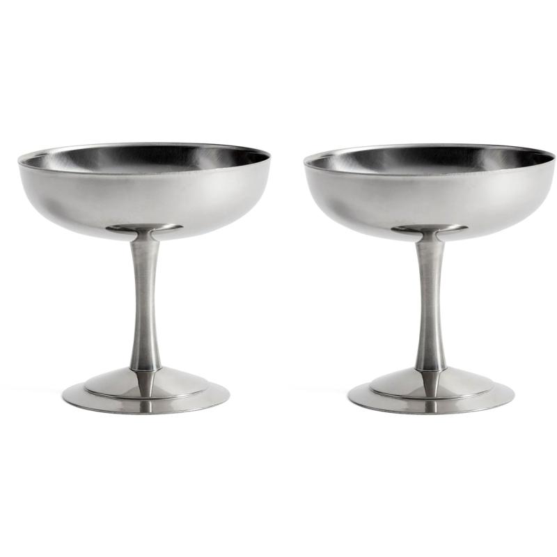 Italian Ice Cup Isbæger, 2 Stk. Rustfrit Stål fra Hay