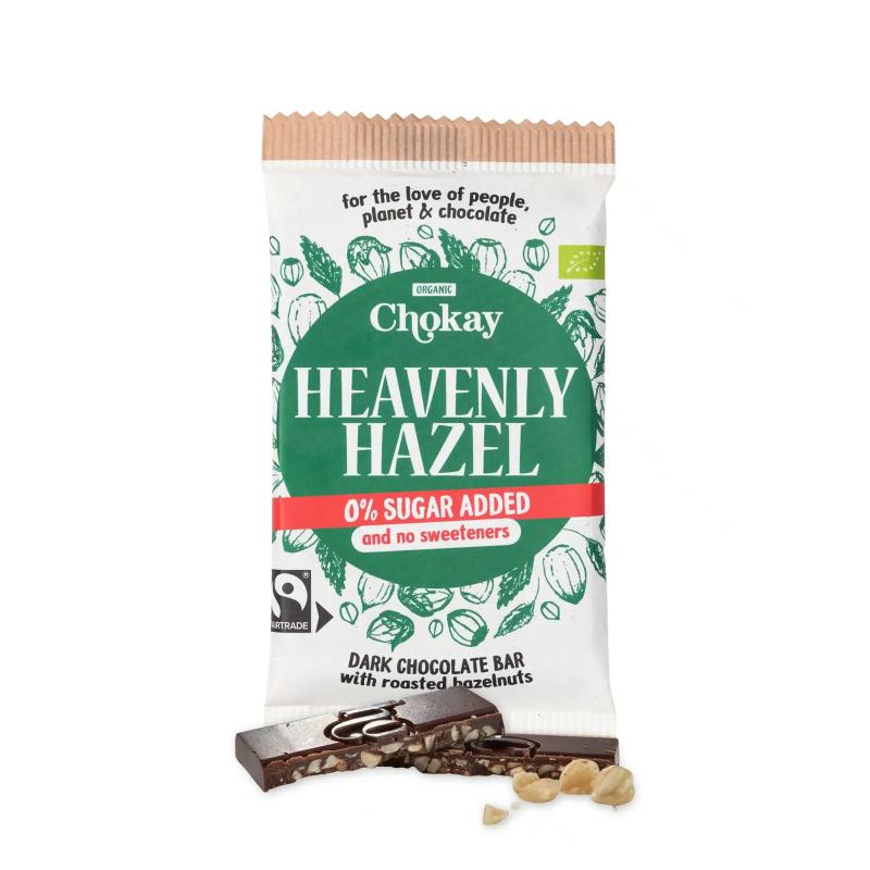 Heavenly Hazel 54% Chokoladebar økologisk Fair Trade