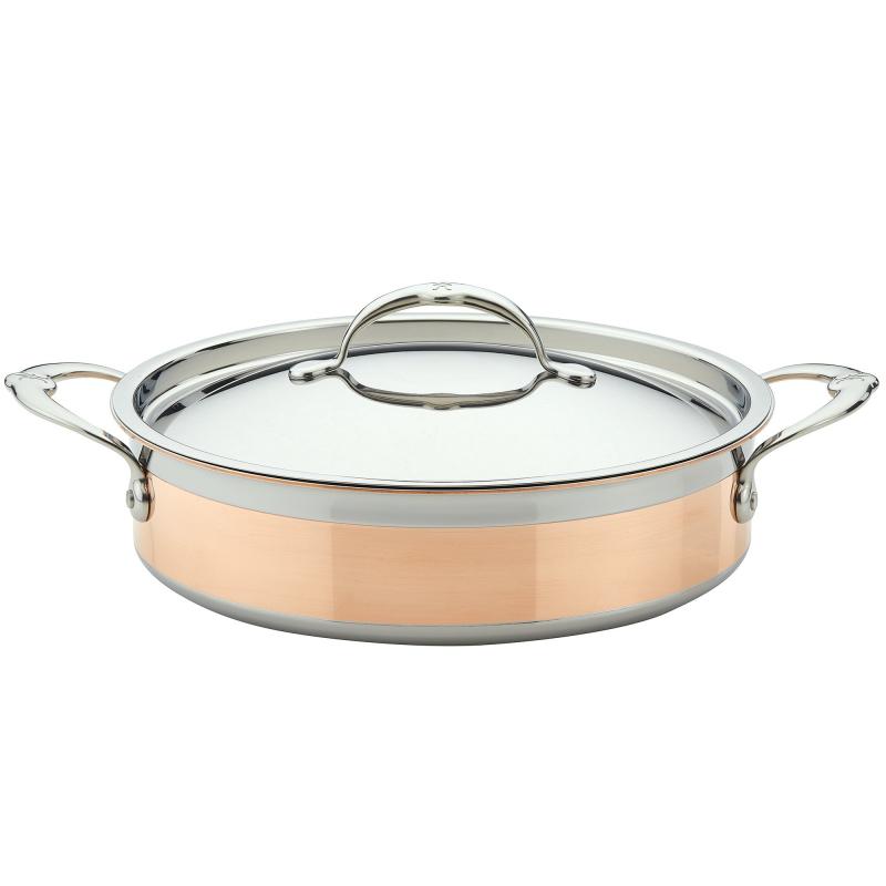 Copperbond Sauterpande Med Låg 26 Cm. fra Hestan
