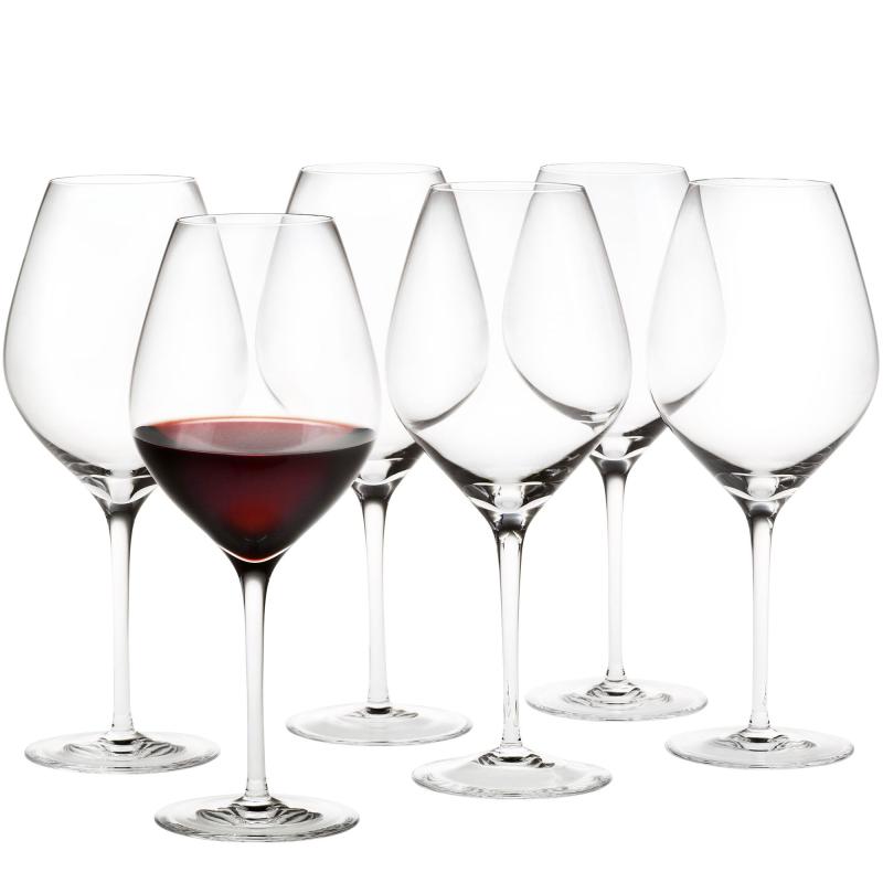 Cabernet Bourgogneglas Klar 69 Cl., 6 Stk. fra Holmegaard