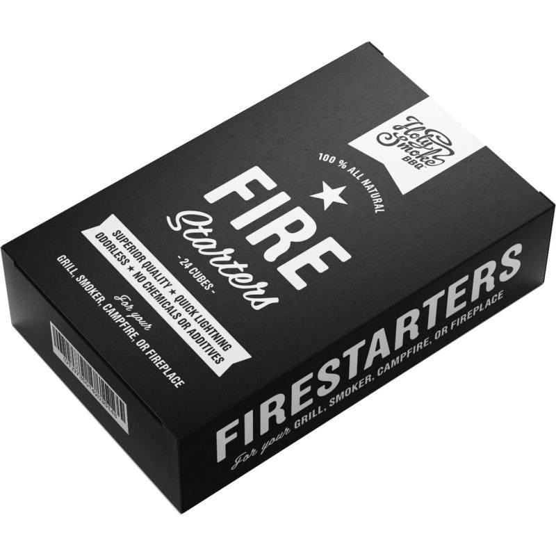Optændingsblokke 24 Stk. fra Holy Smoke Bbq