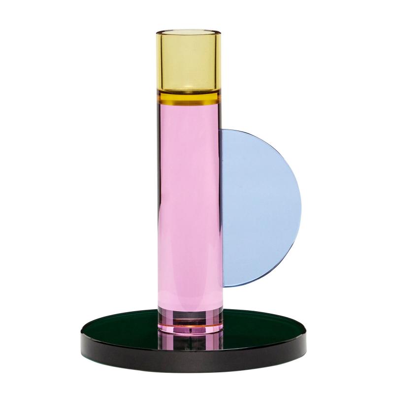 Astro Lysestage 14 Cm, Lyserød fra Hübsch