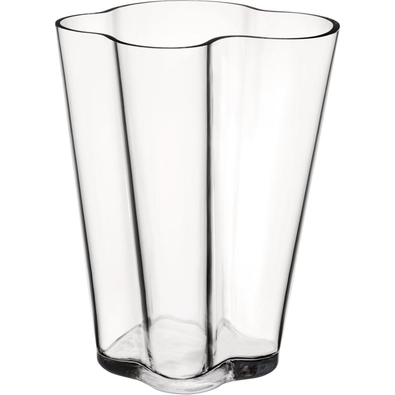 Aalto Vase 27cm, Klar fra Iittala