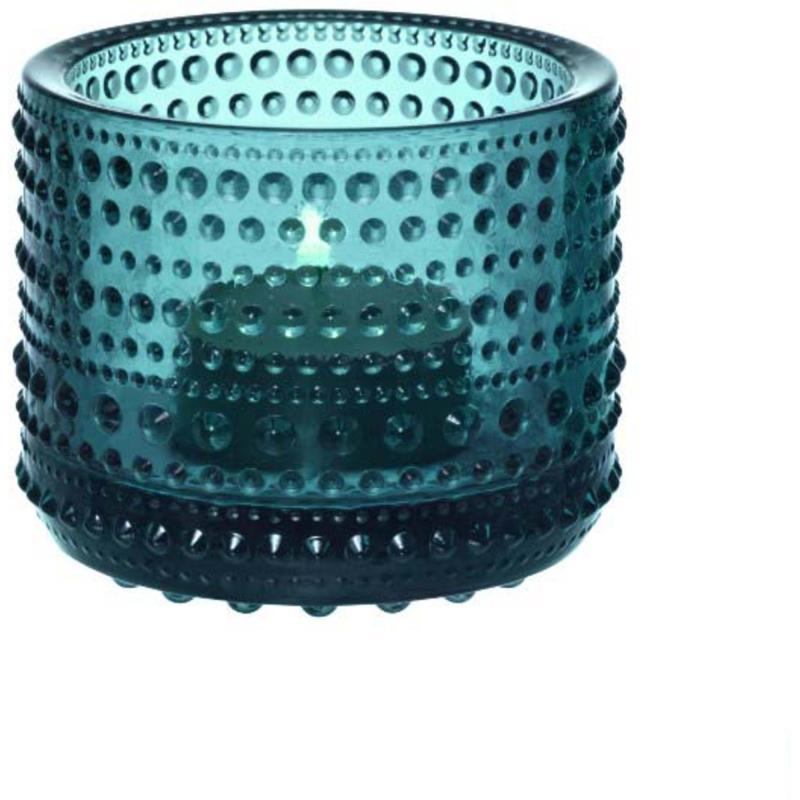 Kastehelmi Fyrfadsstage, 6,4 Cm. Havblå fra Iittala