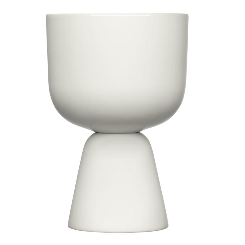Nappula Urtepotte 19 X 12,5 Cm, Hvid fra Iittala