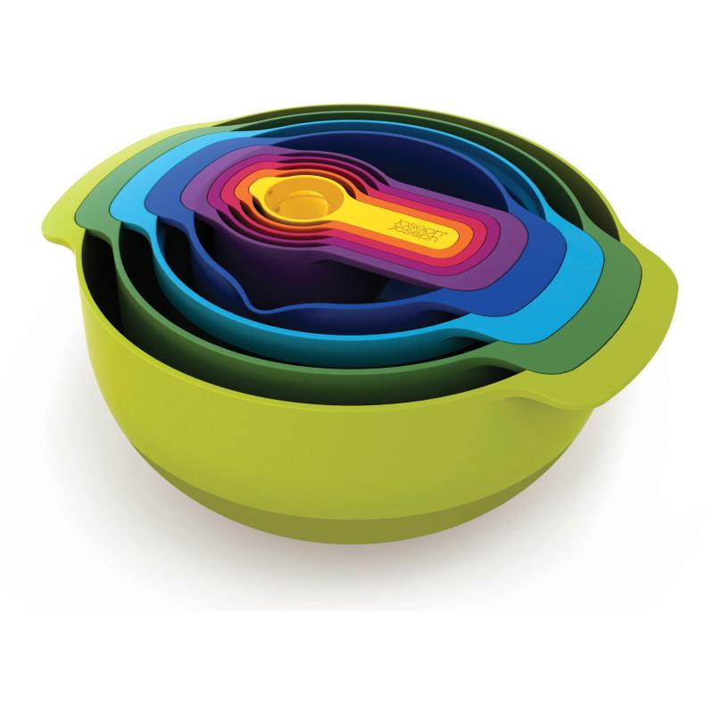 Nest 9 Plus Røreskaâ°lsæt Og Maâ°lebægersæt fra Joseph Joseph