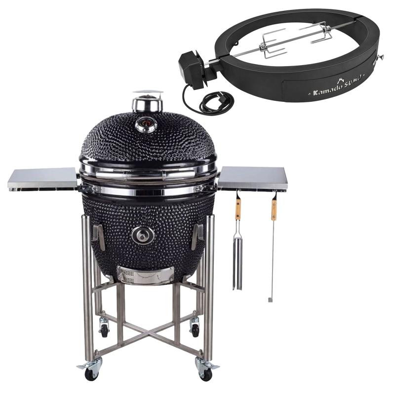 Signature Pro Grill + Grillmesterens Rotisseri Og Pizzaovn fra Kamado Sumo