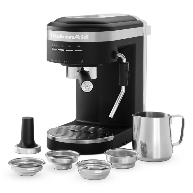 5kes6403ebm Espressomaskine, Matte Black fra Kitchenaid