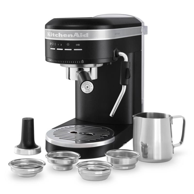 Artisan 5kes6503 Espressomaskine, Cast Iron Black fra Kitchenaid