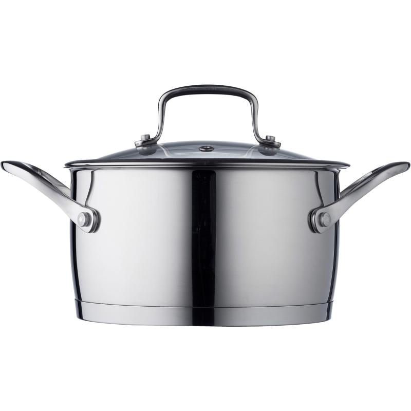 Amandine Gryde, 2,4 Liter, Rustfrit Stål fra Kitchenware By Tareq Taylor