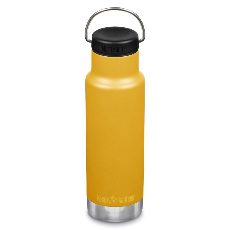 Vandflaske Med Låg Og Hank, 355 Ml, Marigold fra Klean Kanteen