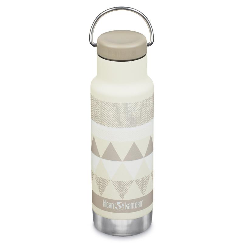Vandflaske Med Låg Og Hank, 355 Ml, Salt Flats Beige fra Klean Kanteen