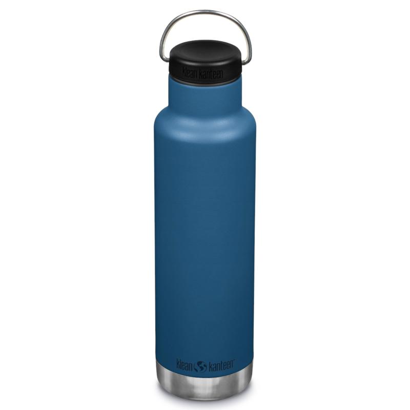 Vandflaske Med Låg Og Hank, 592 Ml, Teal fra Klean Kanteen