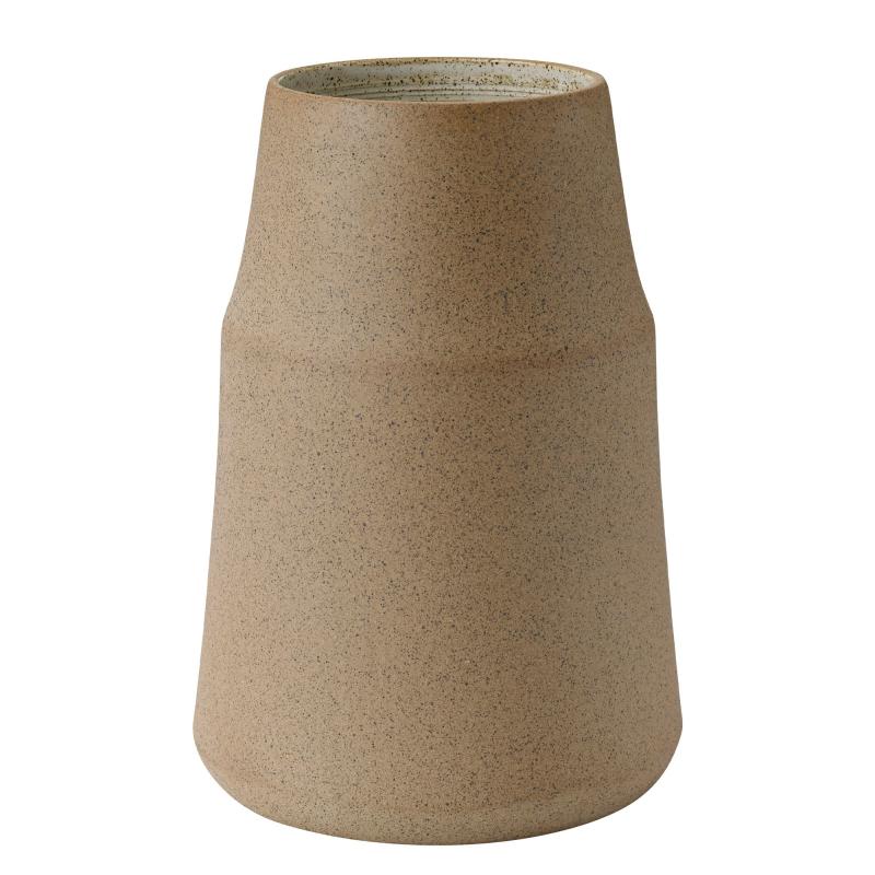 Clay Vase 18 Cm, Warm Sand fra Knabstrup