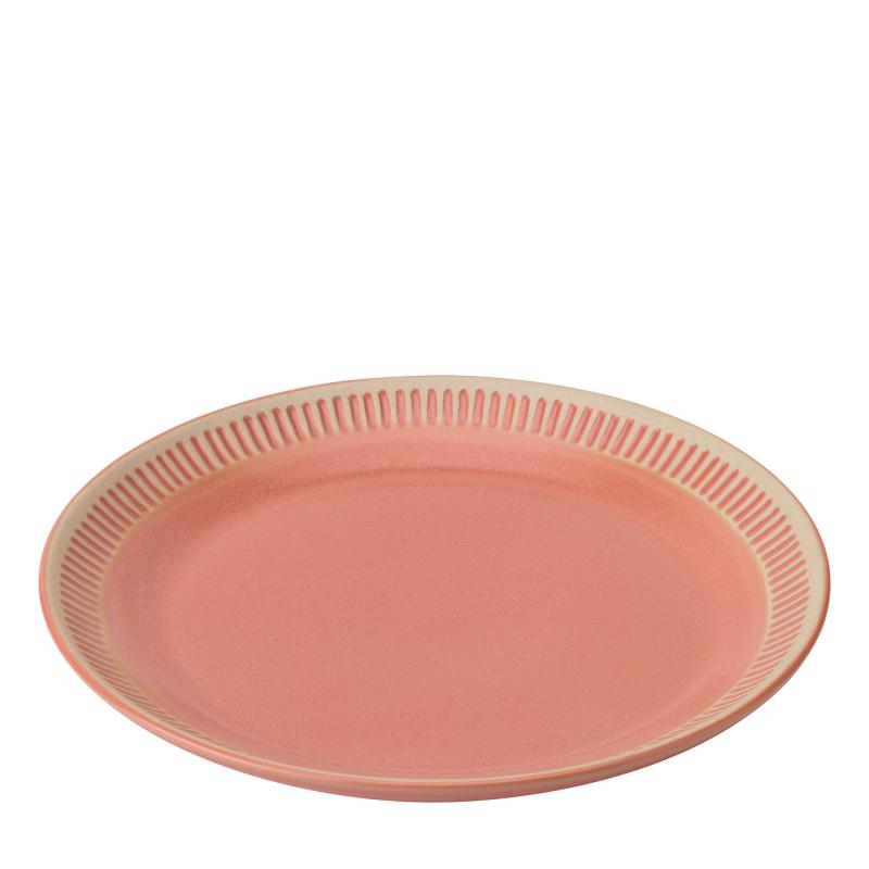 Colorit Tallerkener 22 Cm, Coral fra Knabstrup