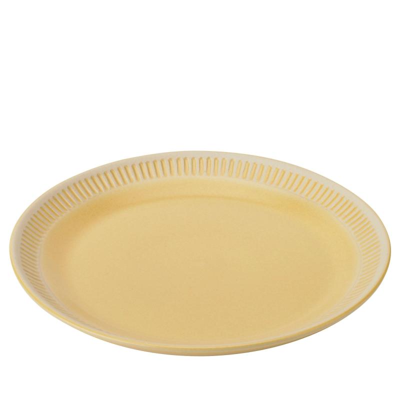 Colorit Tallerkener 22 Cm, Yellow fra Knabstrup