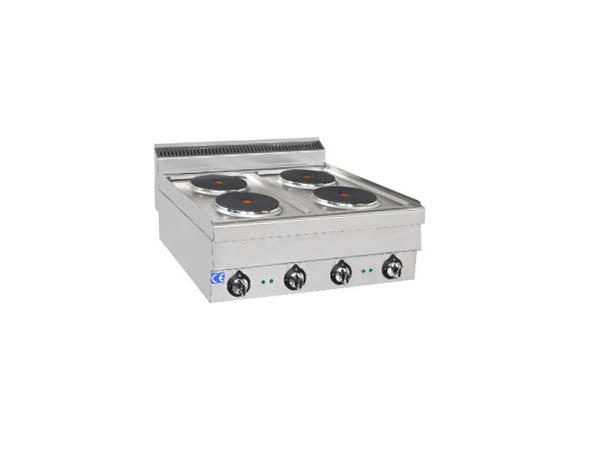 Kogebord 4 Plader   4 X 2,6 Kw   Nej fra Kromet