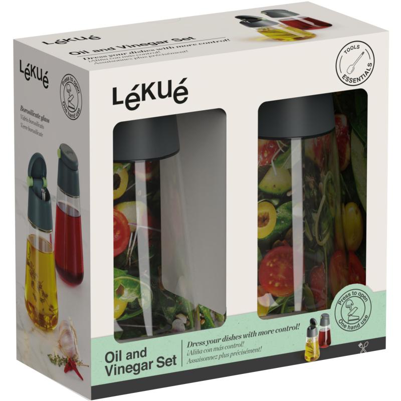Olieflaske Med Tud 400 Ml, 2 Stk. fra Lékué