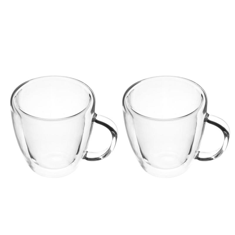 Dobbeltvægget Kaffeglas 25 Cl, 2 Pak fra Maku