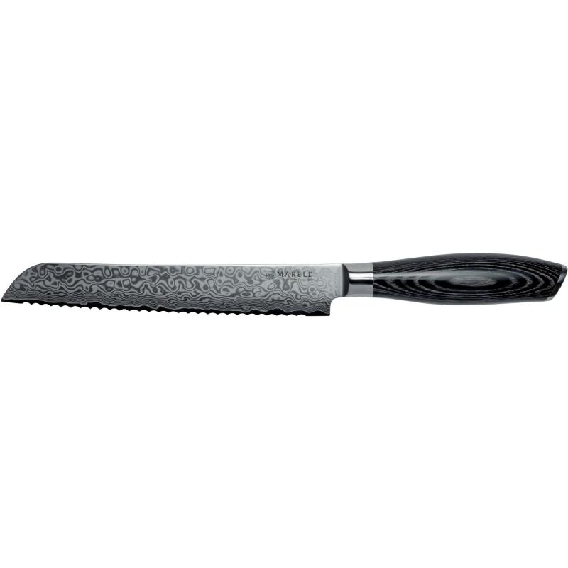 Akio Brødkniv 20 Cm, Sort fra Mareld
