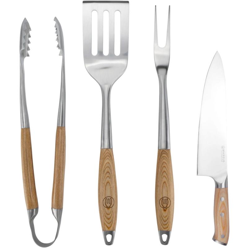 Chef Tools Deluxe Grillsæt + Kokkekniv 21 Cm fra Mareld