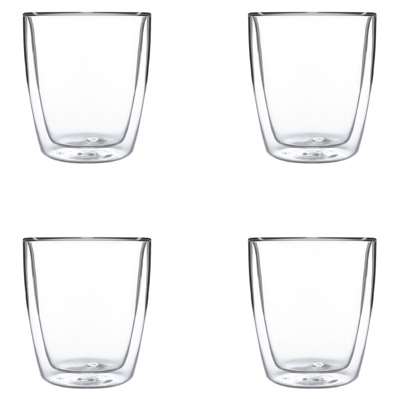 Dobbeltvægget Espresso  Lungoglas, 15 Cl., 4 Stk. fra Mareld
