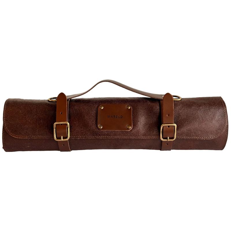 Knivtaske Med 7 Rum, Brun fra Mareld