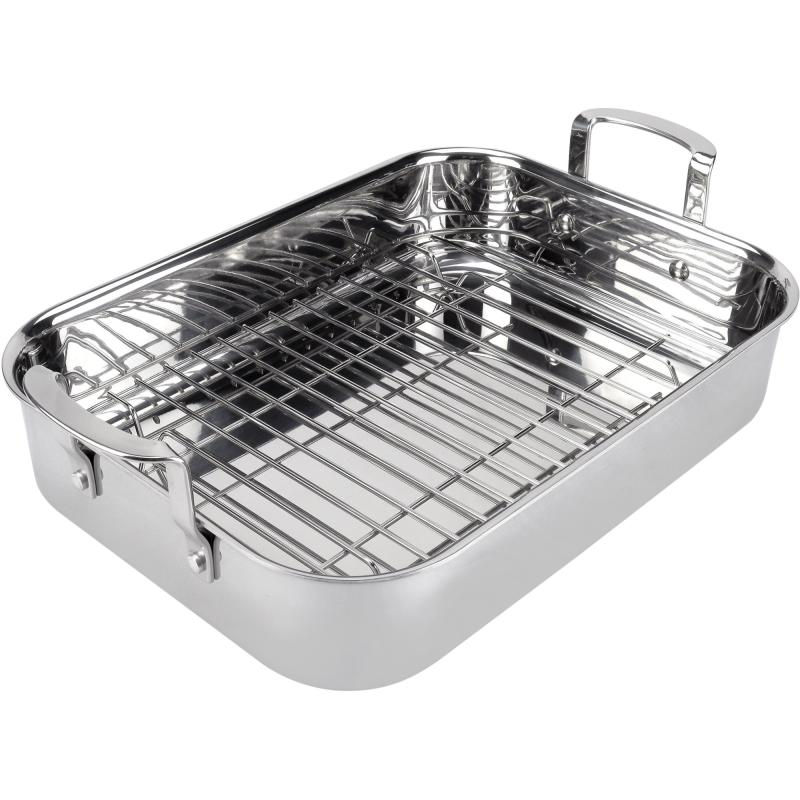 Roaster Bradepande Med Rist 35,5x26 Cm fra Mareld