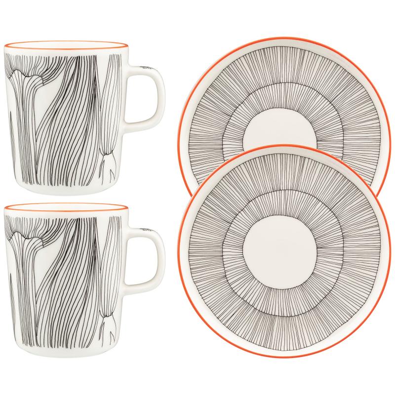 Kukat Puhkeavat Morgenmadssæt, Krus & Tallerken fra Marimekko