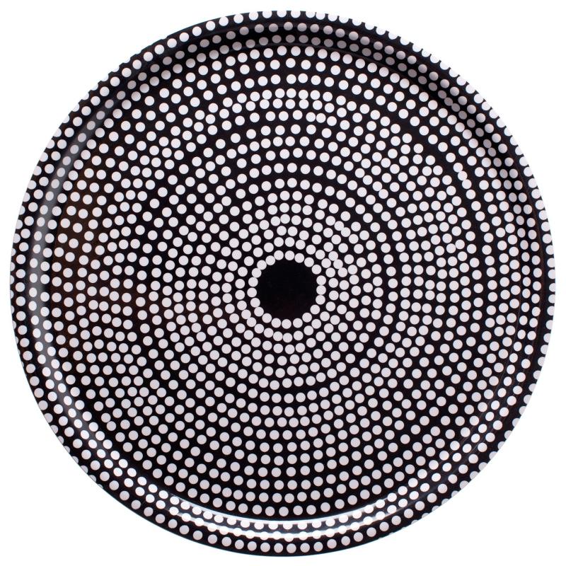 Fokus Bakke, 46 Cm., Sort Hvid fra Marimekko