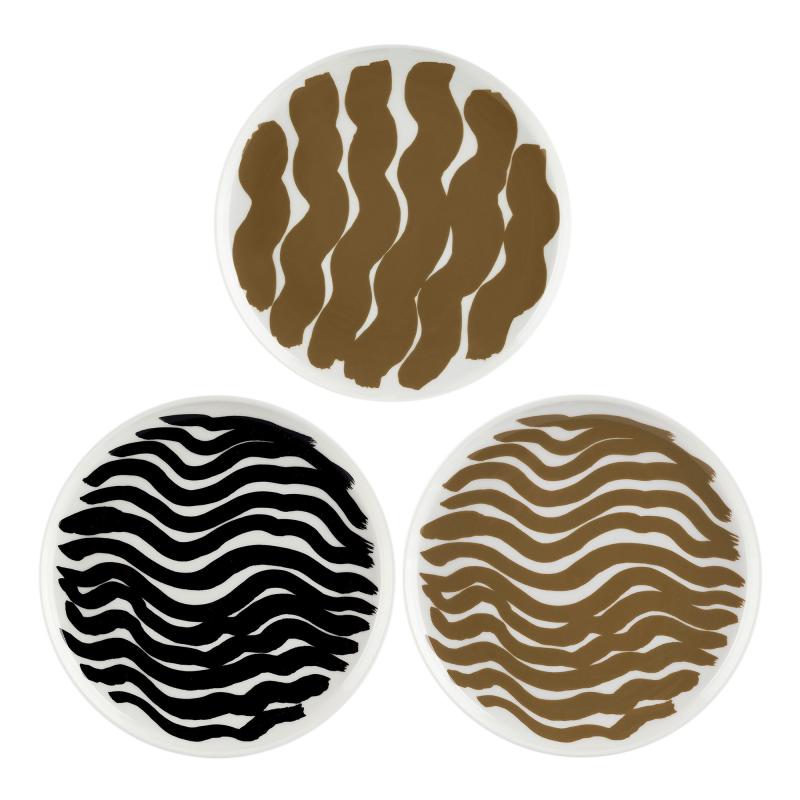 Hyräily Tallerken, ø 20 Cm, 3 Dele fra Marimekko