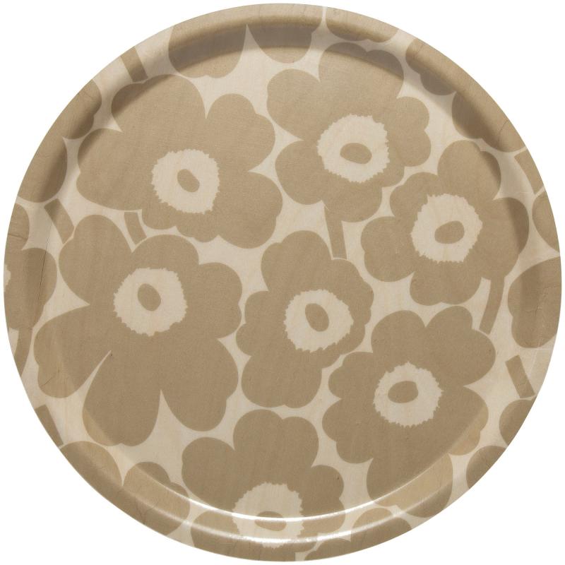 Mini Unikko Bakke, 31 Cm., Lysebrun Beige fra Marimekko