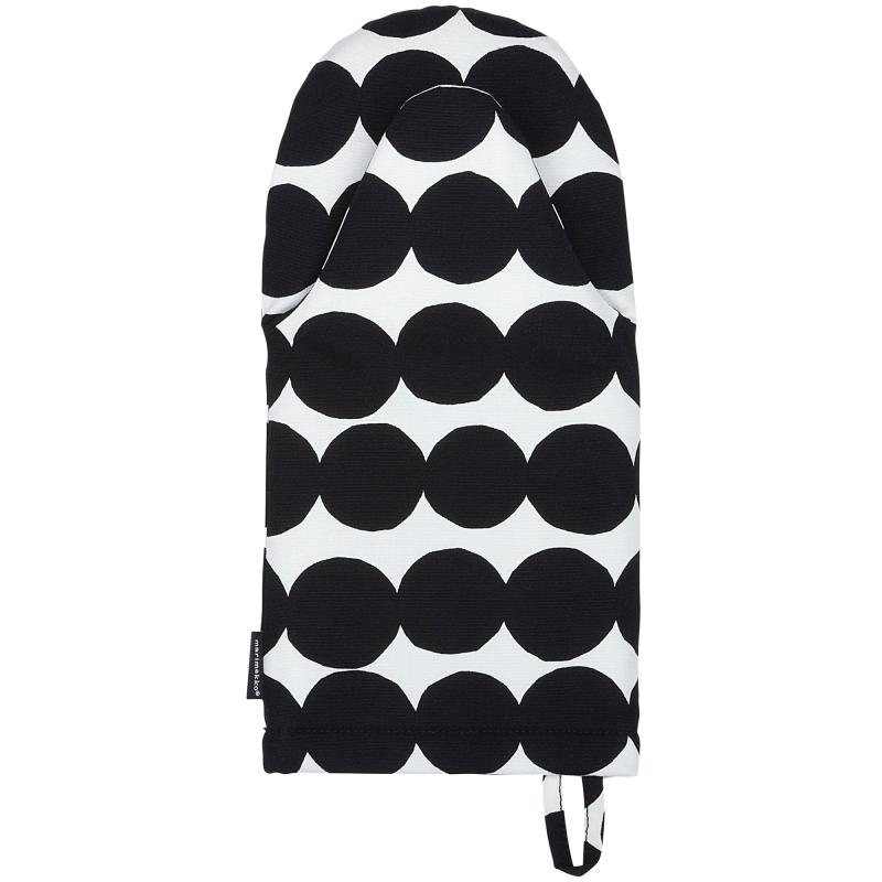 Ovnhandske, Räsymatto, Sort Hvid fra Marimekko