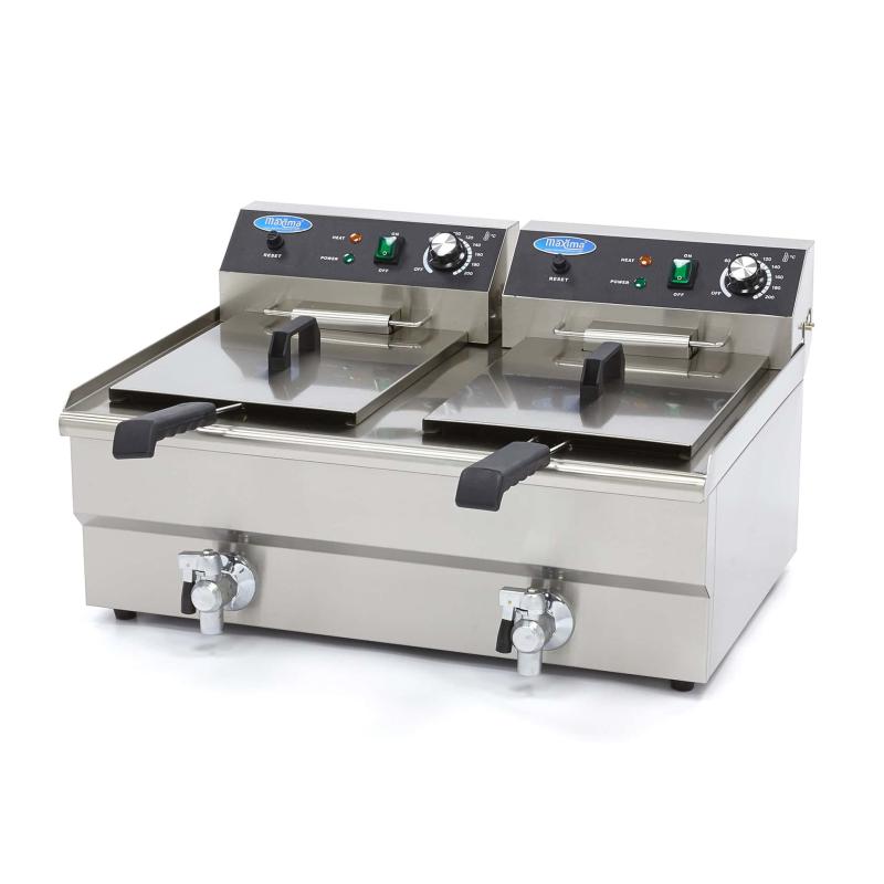 Elektrisk Friture 2 X 16l   M. Vandhane   Maxima fra Gastroudstyr