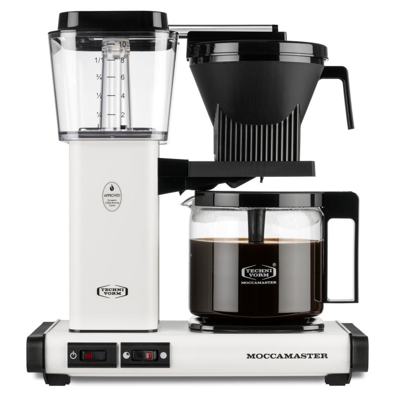 Automatic Kaffemaskine 1,25 Liter, Mat Hvid fra Moccamaster