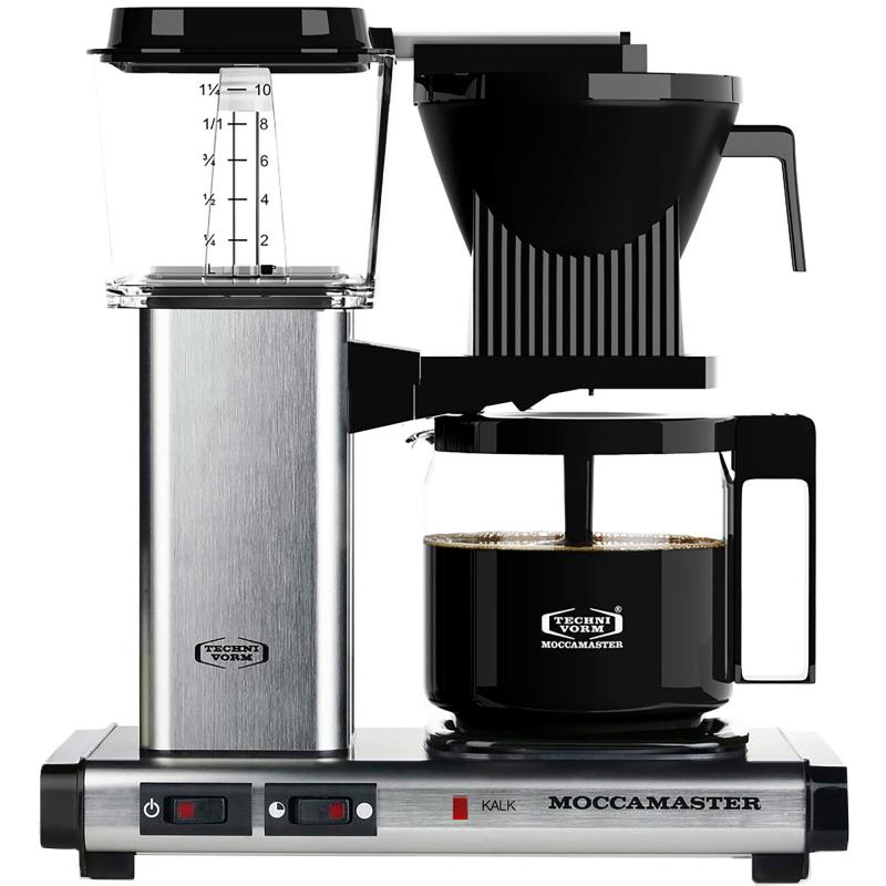 Automatic S Børstet Sølv fra Moccamaster